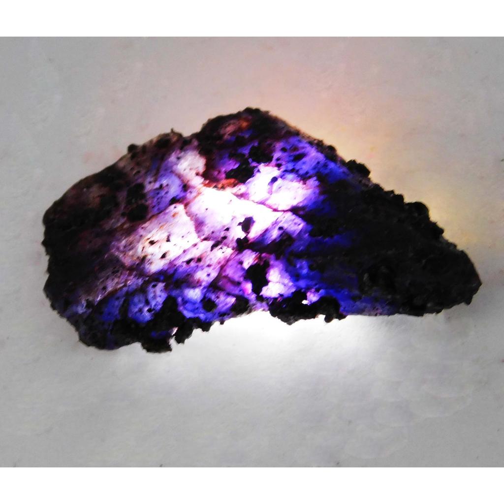 Natural Purple Sapphire Loose Gemstone Rough 43.20 ct September Birthstone for Gem Collections
