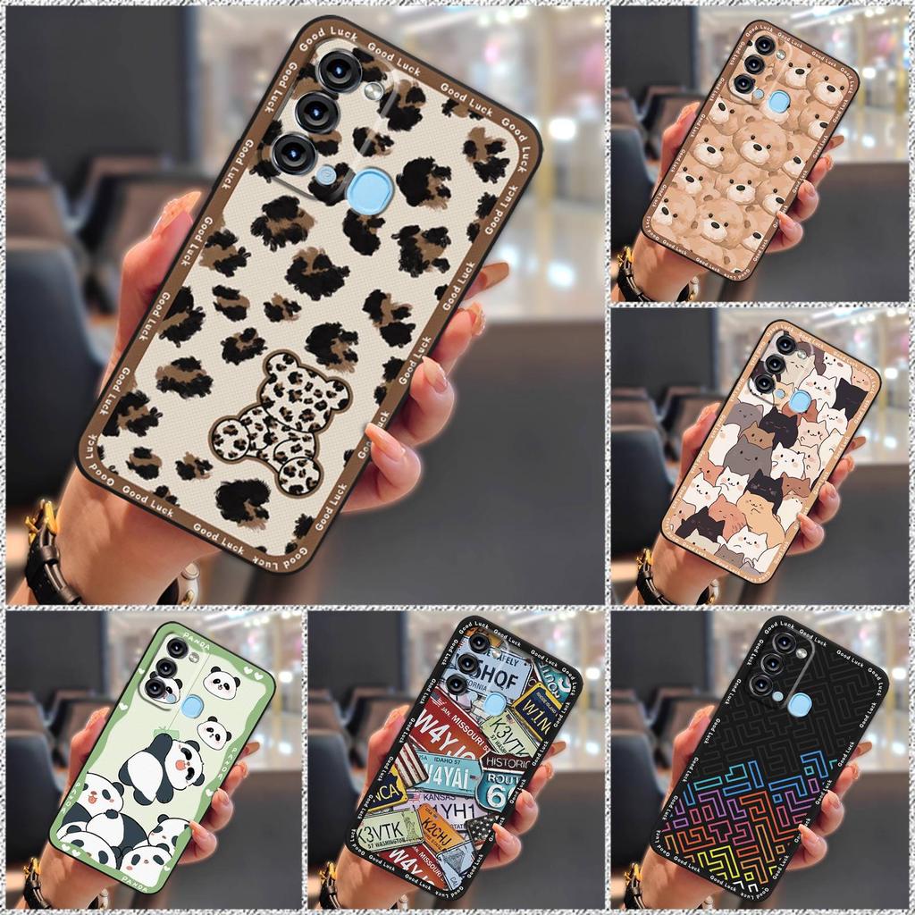 Waterproof TPU Phone Case For Itel S17/vision3/P38 Full Wrap Cartoon Durable Back Cover Cover Protective Fashion Design