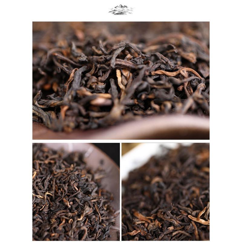 Lao Tong Zhi Third Grade Ripe Puer Loose Tea Haiwan Shou Puerh Tea 500g