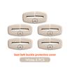 5pcs Car Seat Safety Belt Protection Silicone Buckle Clip Cove For Mercedes Benz W202 W212 W126 W140 W168 W177 CLS GLE GLC GLS BL1