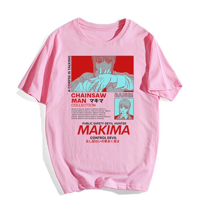A Corpse Is Talking Japanese Anime Chainsaw Unisex Tshirt Cotton Graphic Tee Unisex Unisex Summer Streetwear