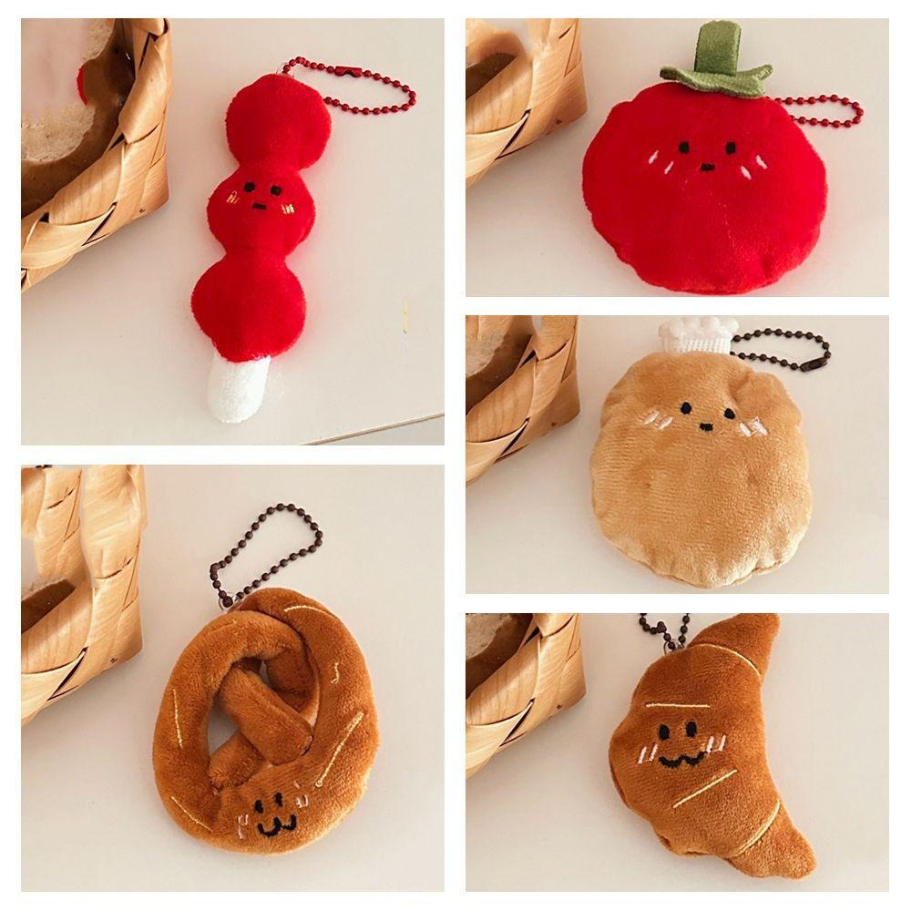 Мультяшная еда плюшевый брелок подвеска мешок картошки модный помидор плюшевый брелок подвесной аксессуар