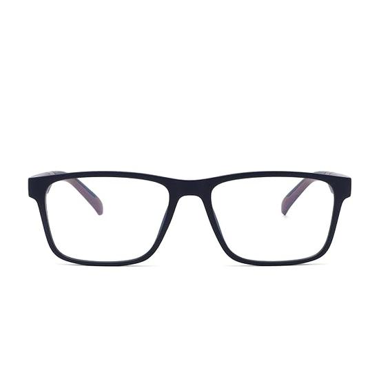 Intellilens | Компьютерные очки Zero Power Blue Cut | Блокируют вредные лучи | Характеристики защиты от УФ-излучения | Унисекс | Матовый черный и красный | Квадратный | Средний