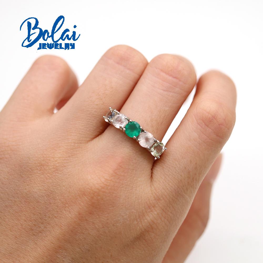 Simple Natural Agate Rose Lemon Quartz Gemstone Ring Earrings Jewelry Set Suitable for Daily Wear of Women's Fine Jewelry