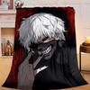 1PC Tokyo anime Artwork Flannel Blanket Gift, Suitable for Both Men And Women, Soft Ideal for Beds And Sofa, Birthday Or Christmas Gift