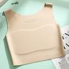 Ice Silk Wireless Bra Slim Ultra-thin Underwear for Women Lingerie U Neck Girls Seamless Sport Bra