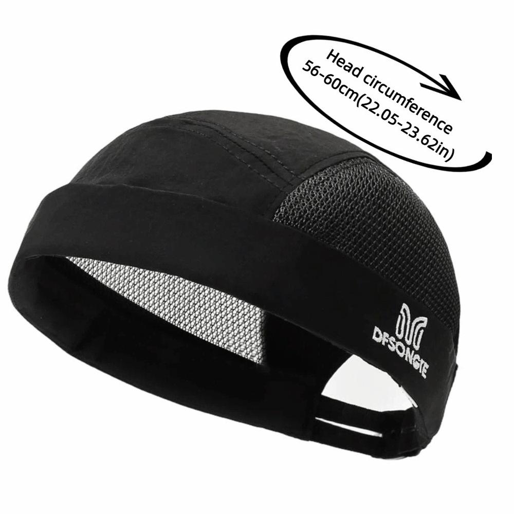 Cotton Hip Hop Hat Vintage Landlord Hat Fashion Brimless Beanie Hat For Men Women