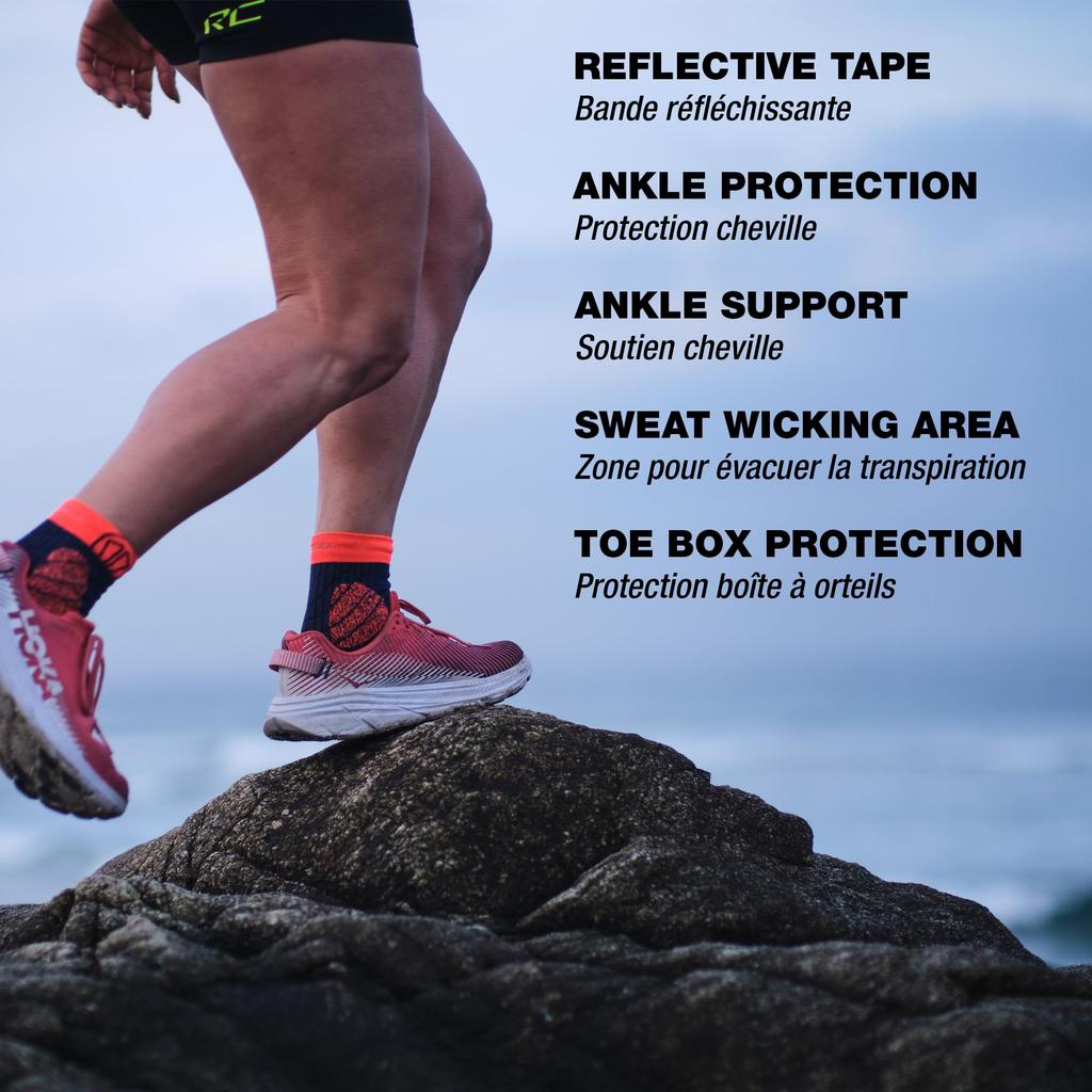 Носки TRAIL PROTECT Blue x Orange ML [SIDAS] (40-41/26.0см-26.5см)