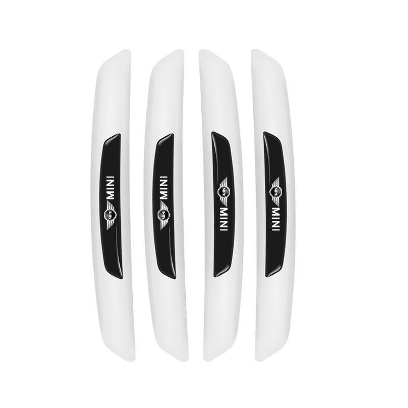 BLF1 4Pcs Car Door Anti-collision Strip Protection Sticker For Mini Cooper JCW Works R56 R50 F54 F55 F56 F57 F60 R52 R53 R55 R57 R58