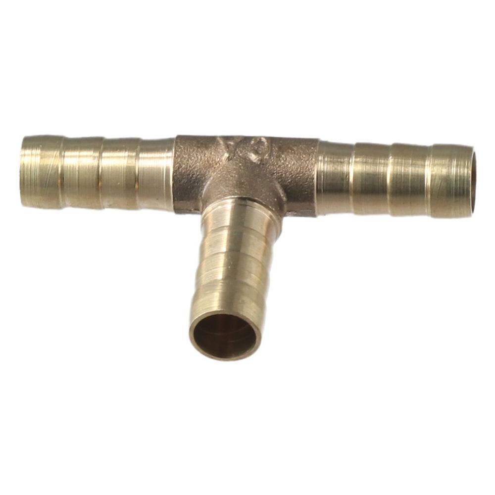 6 мм, 8 мм, 10 мм, 12 мм, 16 мм, фитинг для сращивания колючек, латунный тройник с колючками, фитинг для воздуха, газа, воды, топлива