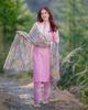 Indian Designer Kurta Pant Dupatta Set Women Bollywood Top Tunic Kurti Salwar Suit Dress