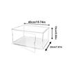 Acrylic Display Case with Door Collectibles Assemble Showcase Display Action Figures Toys Storage Organizing Desktop Storage Home Storage