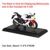 1:18 HAYABUSA GSX1000R R1 Motorcycle Toy Alloy Body Rubber Tires CBR1000RR Shock Absorption Model Car Models Boy Decorative Item