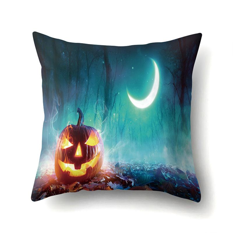 Хэллоуин Наволочка Подушка для поясницы автомобиля Тыква Чехол для диванной подушки Офис Дом Гостиная Наволочка