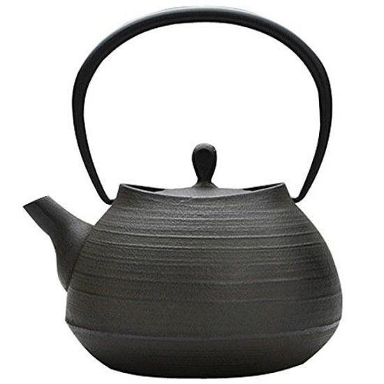Nanbu Tekkō Ichido Tetsubin Hakeme 1L Rust Brown Finish Compatible IH 200V