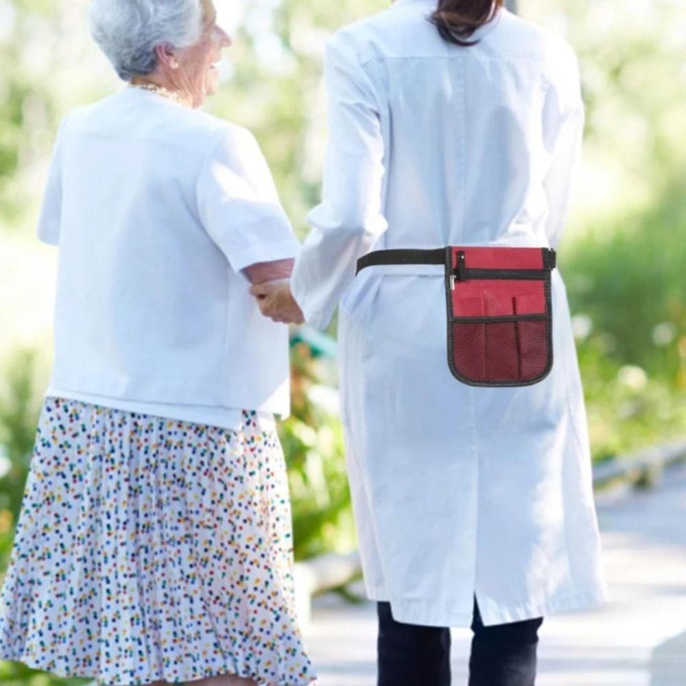 Large Capacity Nurse Organizer Belt Multi-Compartment Hardware Tool Kit Women/Men