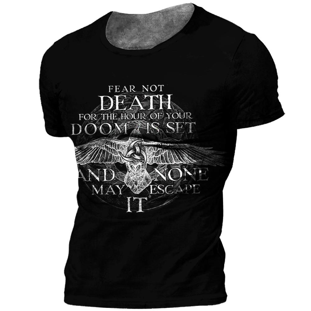 Винтажная мужская футболка с 3d принтом викингов, футболки, летние топы, повседневные свободные футболки, мужская одежда, уличная толстовка в стиле хип-хоп с круглым вырезом