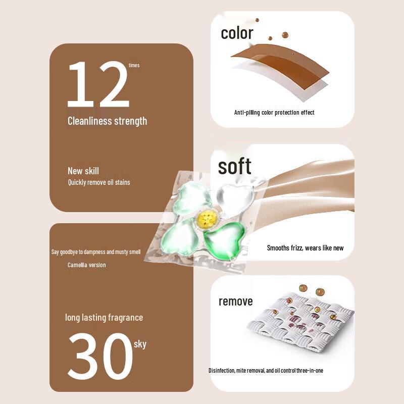 Yaluosi 5D Гардения 3-в-1 Гелевые капсулы для стирки