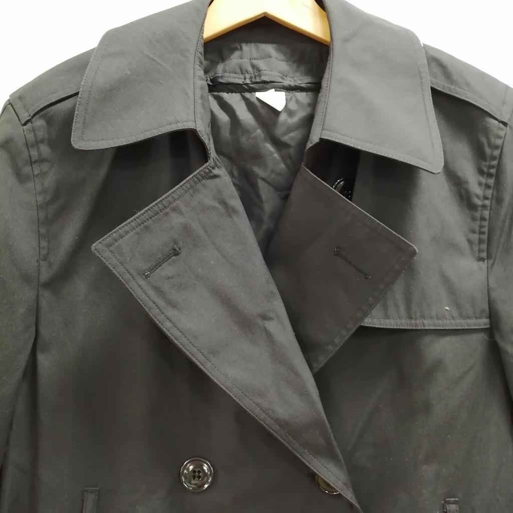 Used DSCP BLK 12S Belt missing US military all weather coat