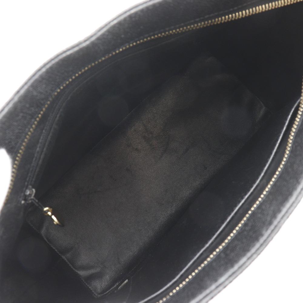 CHANEL Medallion Tote Tote Bag A01804 COCO Mark Matelasse black Caviar skin Women Used