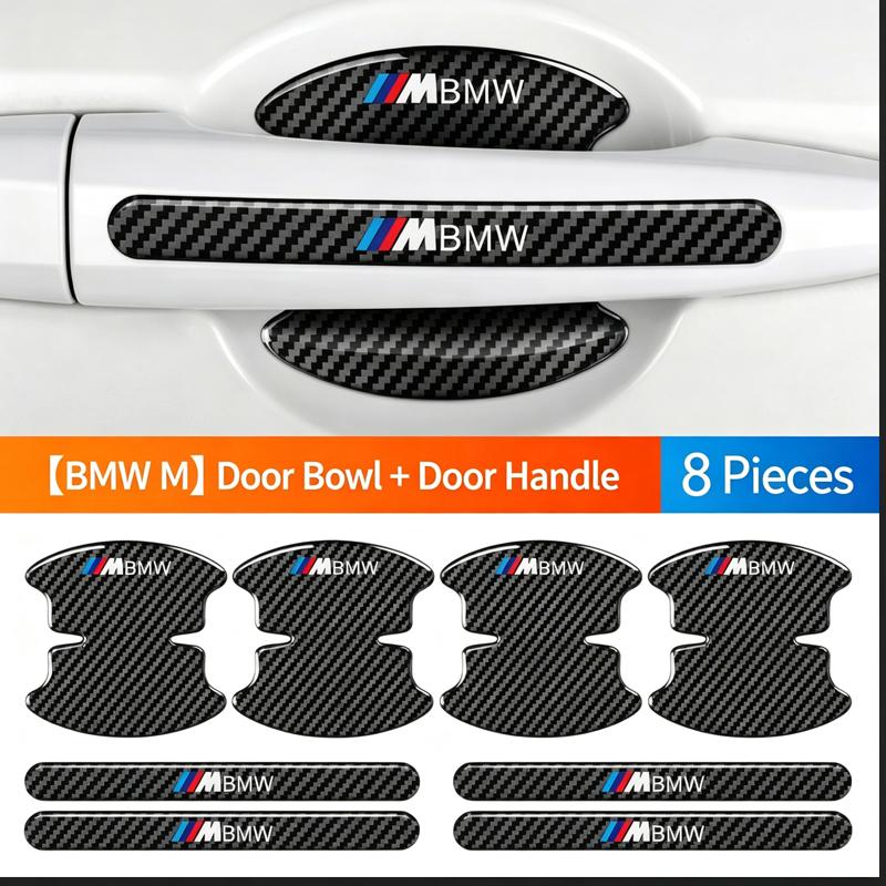 BMW Door Handle & Mirror Bowl Protective Sticker Reflective Anti-Scratch Decals Fit X1 X3 X4 X5 X6 7 Series F15 F16 G30 G11 F48 23EG