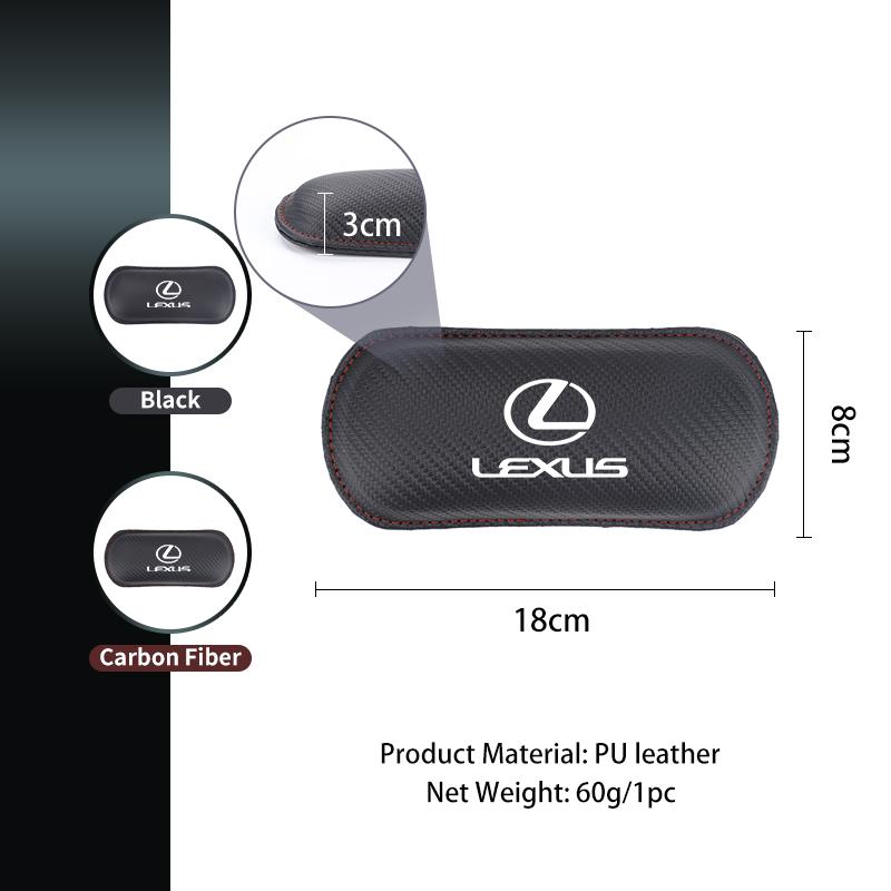 EAV3 2026 Hot Interior Stickers PU Leather Car Knee Cushion Knee Protective Pad Auto Interior For Lexus UX250h RX450h CT200h RX400h N