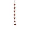 Heart Wind Chimes Good Corrosion Resistance Hanging Wind Chimes with S Hook for Home Garden