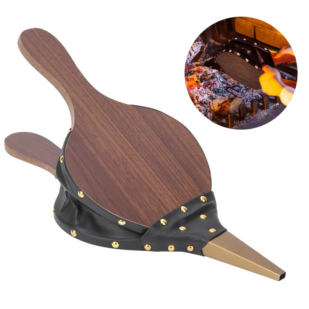 Craft Manual Solid Wood Bellows Craft Collection Handicrafts for Fire and Dust Removal