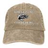 Women Want Me Fish Fear Me Washed Baseball Cap Trucker Hat Adult  Dad Hat Summer Breathable Stretch Hats