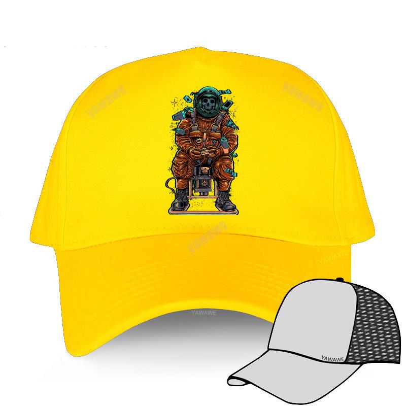 Последние хлопковые летние бейсболки для мужчин, Snapback Alone In Space Robot, шляпа Harajuku в стиле хип-хоп, женская кепка для взрослых yawawe, кепка для гольфа