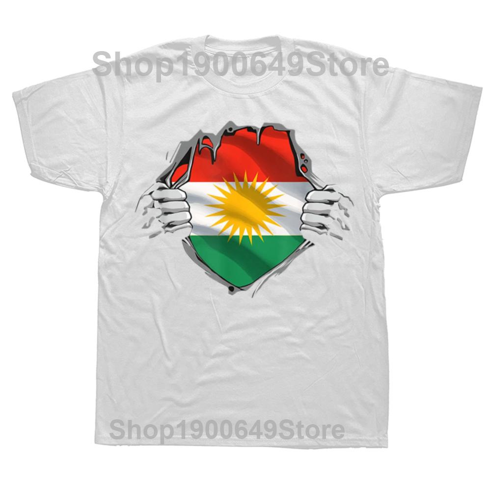 Смешные футболки с флагом Курдистана, курдские, для мужчин и женщин, модные, повседневные, оверсайз, 100% хлопок, свободного стиля