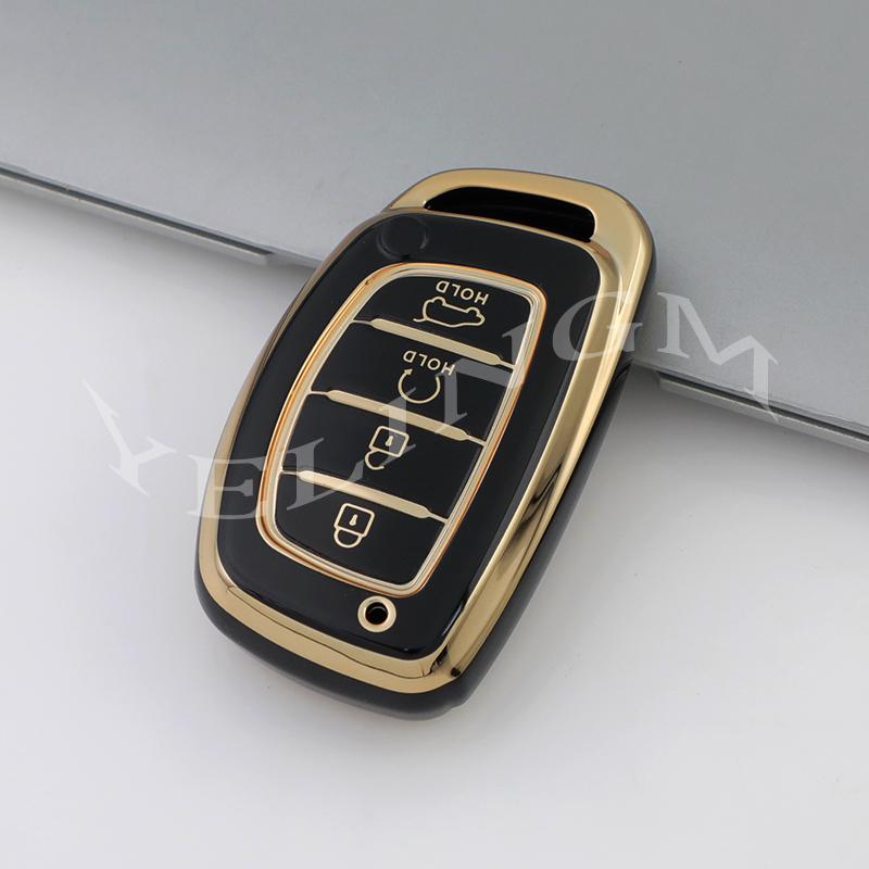 Новый стиль 3 4-кнопочный чехол-брелок для автомобильного ключа Hyundai Ix35 I40 I20 I10 Tucson Elantra Creta Sonata Ioniq Accent Creata Брелок