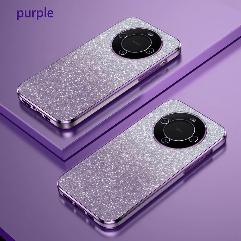 Силиконовый чехол с блестящим покрытием для Huawei P30 P60 P50 P40 P20 Lite Mate 10 50 40 30 20 60 Pro, мягкая задняя крышка для объектива камеры