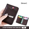 Portable Wallet PU Leather Credit Card Wallet Purse Card Holder For KIA Rio K5 K2 Sportage Ceed Sorento Picanto Stinger Soul wvkzl55