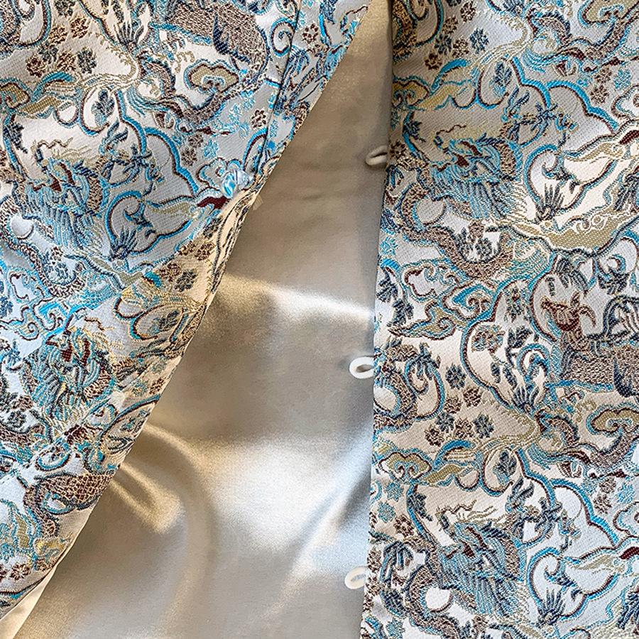 Элегантный жаккардовый жилет в китайском стиле - Новый женский безрукавный костюм Тан на весну/осень