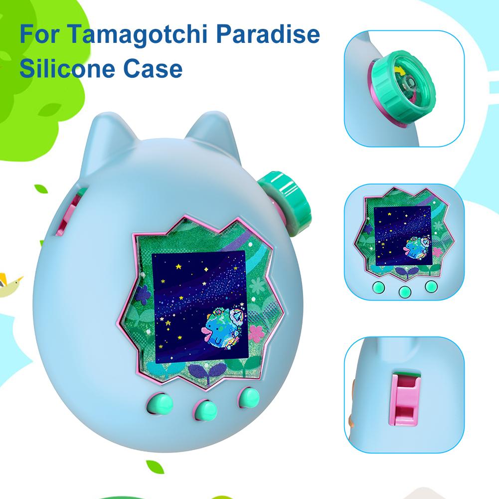 Для Tamagotchi Paradise Силиконовый Чехол Полной Защиты Мультяшная Машинка для Электронного Питомца Водонепроницаемый Защита от Падений Игровые Аксессуары