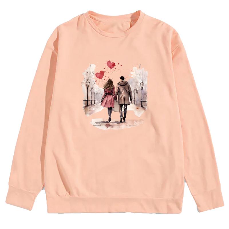 День святого Валентина Термоперенос Мужские и женские Parches Ropa Толстовки Аппликация своими руками Футболка Наклейки для одежды Термонаклейка