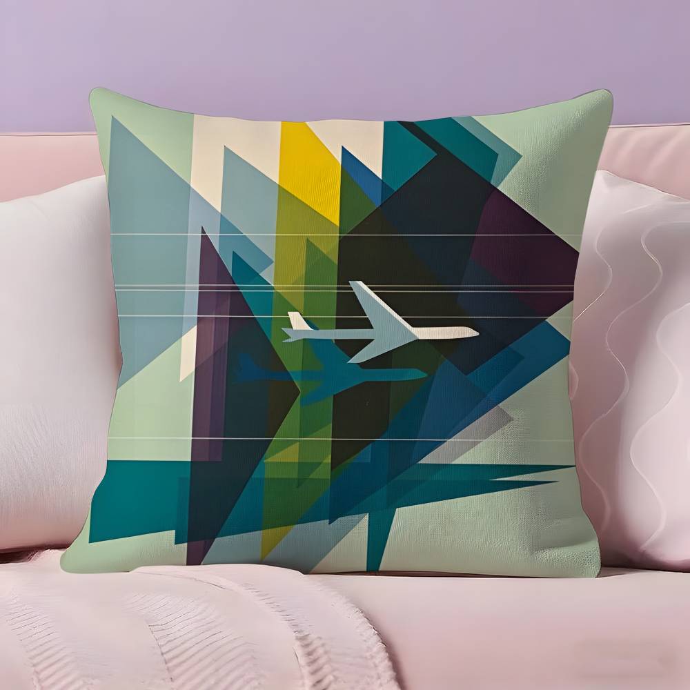 L-Lufthansa German Airlines Наволочка Наволочка Ультрамягкая Приятная к коже Ткань Комфорт как облако и Скрытая молния