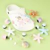 1Set Hole Shoes Summer Shoe Starfish Pearl Shell Decorative Buckle Accessories Removable Diy Decor Gift