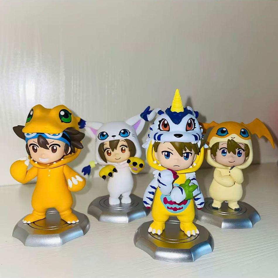 High Quality 2 Style 8pcs/set Anime Digital Monster Digimon Cosplay Cute Action Figure Model Toys for Children