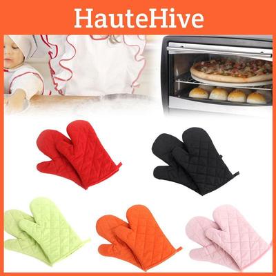 Утолщенные перчатки для микроволновой печи, специальные кухонные перчатки для выпечки, термоизоляционные, противоскользящие, устойчивые к высоким температурам