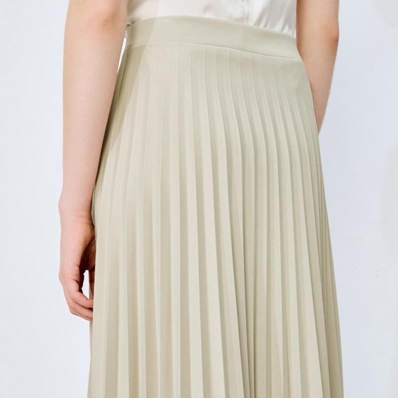 [shs Miss] Базовая юбка в складку с полосками Sawsko12010 Be