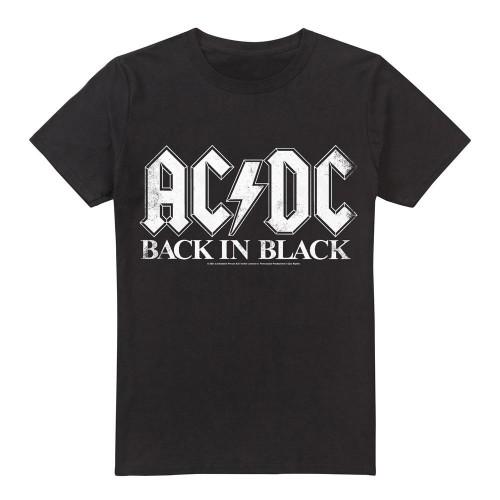 AC/DC Мужская черная футболка