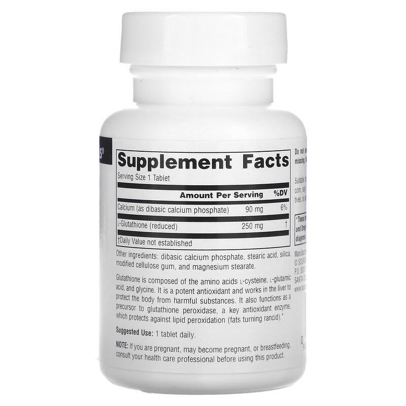 Reduced Glutathione, 60 Tablets