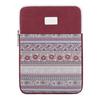 Чехол для планшета Alupcom с узором, вертикальный, бордовый, этнический