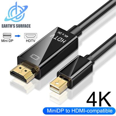 Кабель-адаптер Mini DP 4k к HDMI-совместимому для MacBook Pro Air Mini DisplayPort Thunderbolt к HDMI-совместимому кабелю-конвертеру