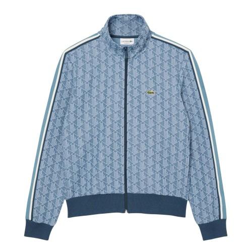 Lacoste Mens Paris Jacquard Zipped Track Jacket