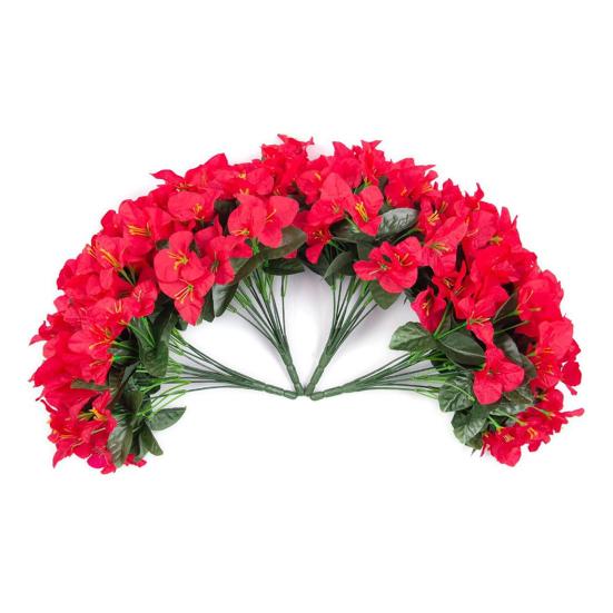 1/2 шт. Подвесная искусственная бугенвиллия великолепная с цветочной корзиной из кокосовой пальмы, устойчивый к УФ-лучам искусственный цветок, декор для дома и улицы, искусственное цветение