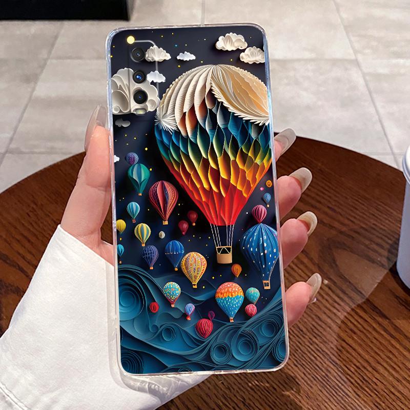 Jelly Casing For VIVO Y70S / IQOO U1 Fundas Capa Clear Silicone Soft TPU Back Cover Cute Cat Rabbit Heart Protective Case Coque