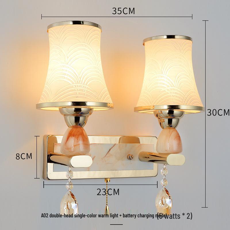 2025 Современный теплый настенный светильник для спальни, гостиной, столовой и лестницы